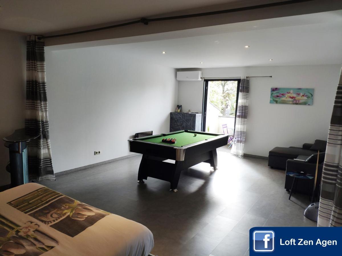 Loft Zen Spa Balneo Parking Gratuit Sauna Hammam Billard Ажен Экстерьер фото